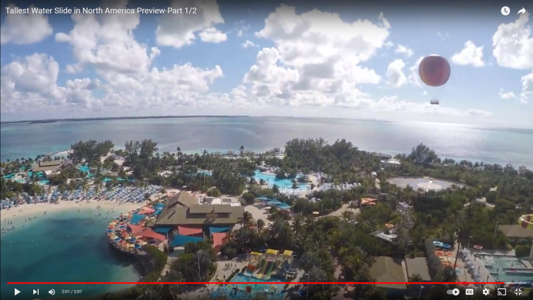VIEW FROM TOP OF DARE DEVILS PEAK COCO CAY